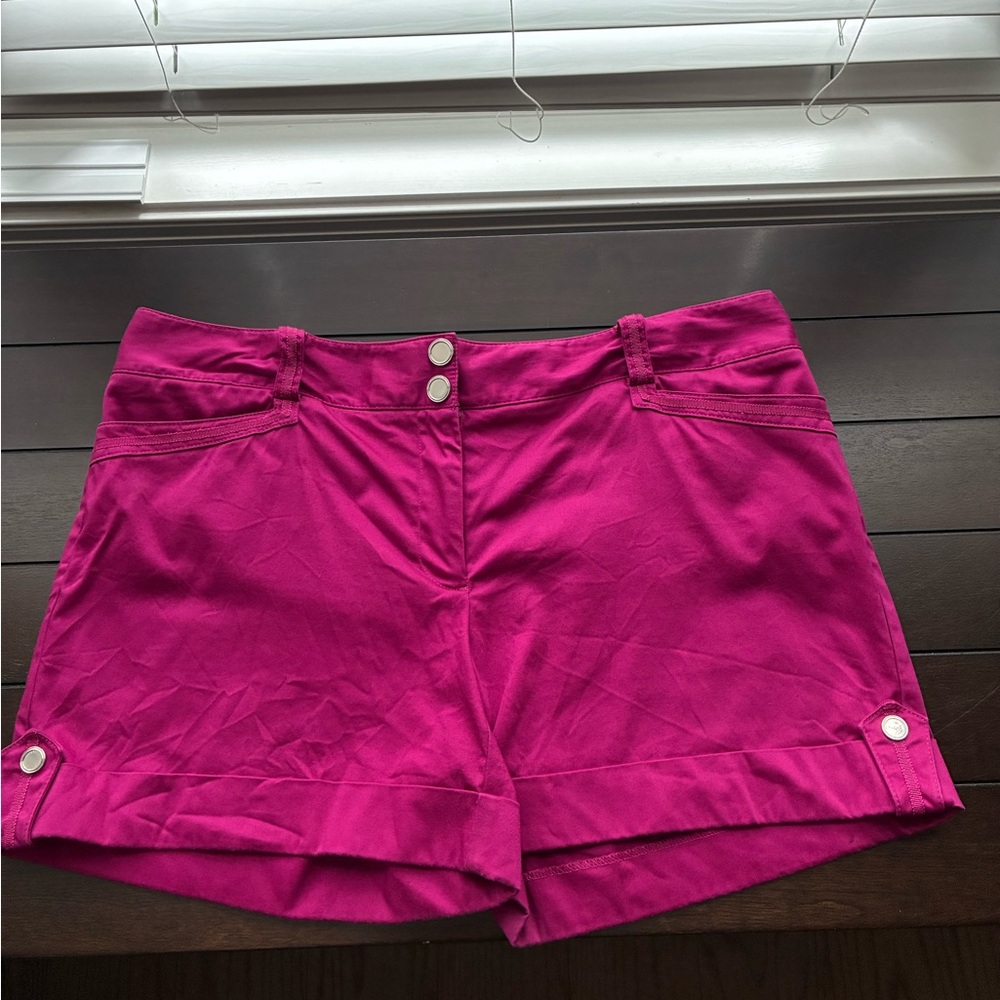 White House Black Market Pink Shorts